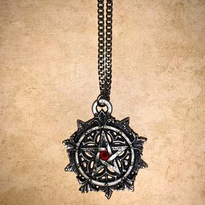 Silver Pentagram Necklace